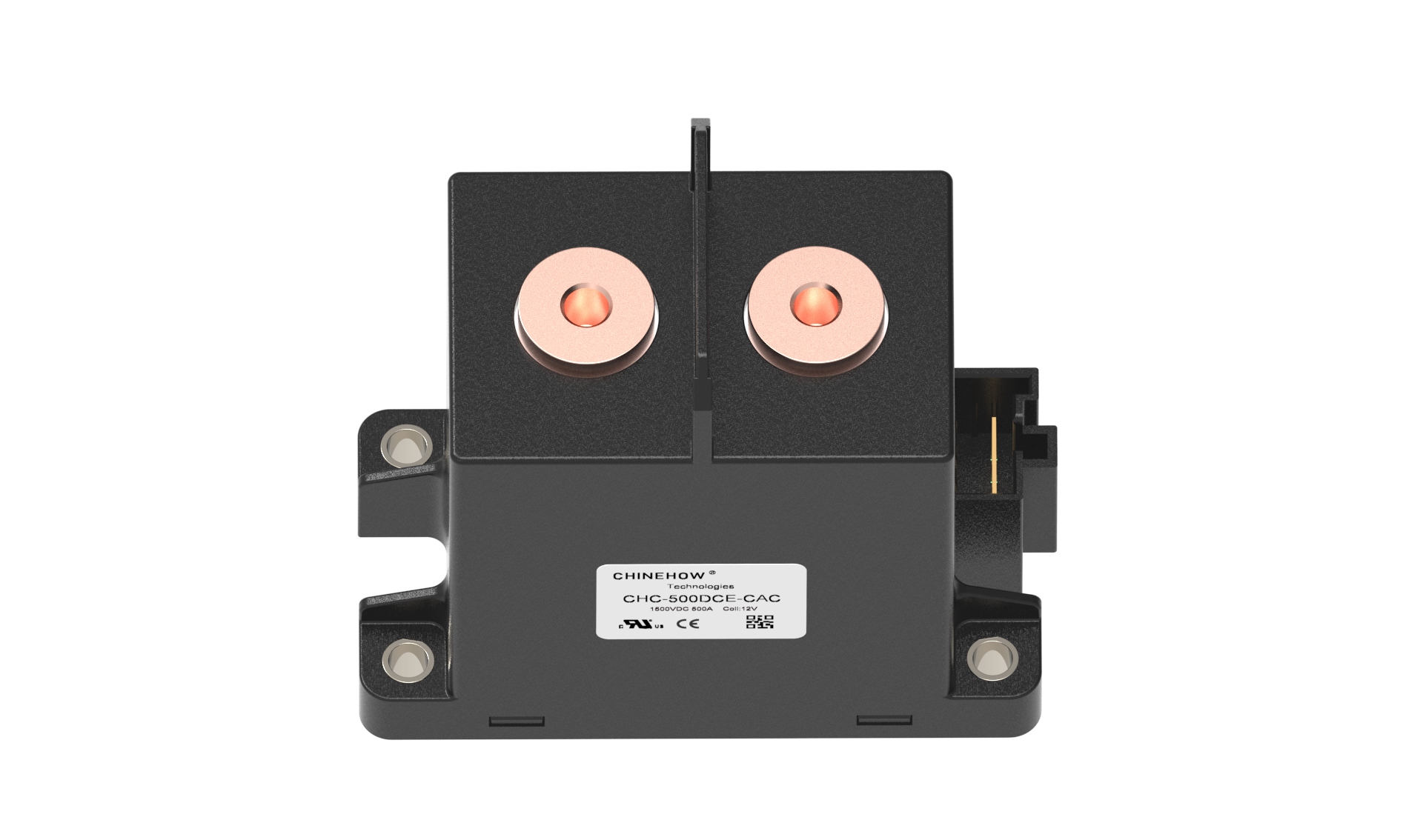 CHC-500 ELEKTRİK HV 24V 48V DC Kontaktörü 500A Yüksek Voltaj 1500VDC DC Elektrik Aracı için Röle