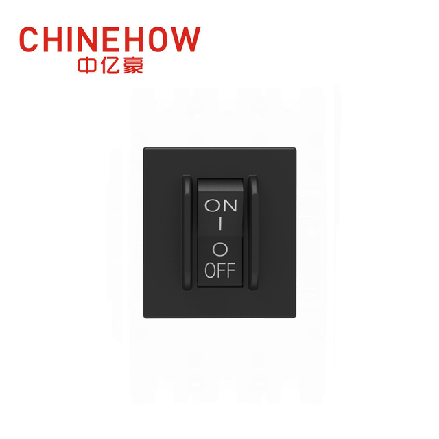 CVP-SM Hudraulic Manyetik Devre Kesici Açılı Rocker, Koruyucu Aktüatörlü, M4 Vidalı Bus 2P Siyah