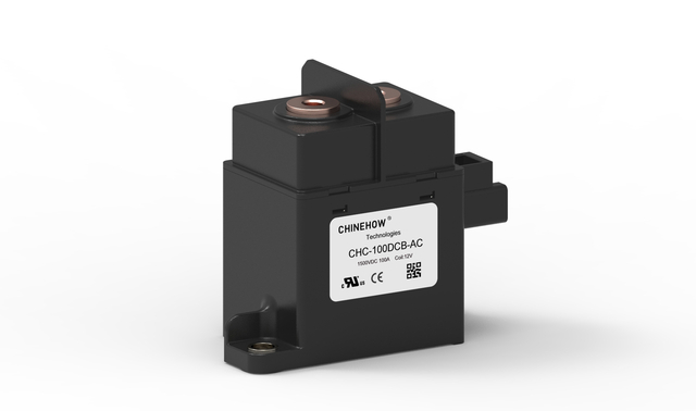 100A Yüksek Voltajlı DC Kontaktörü 1500VDC Seramik Sızdırmaz Röle