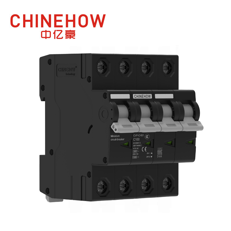 CVP-CHB1 Serisi IEC 4P Siyah Mini Minyatür Devre Kesici